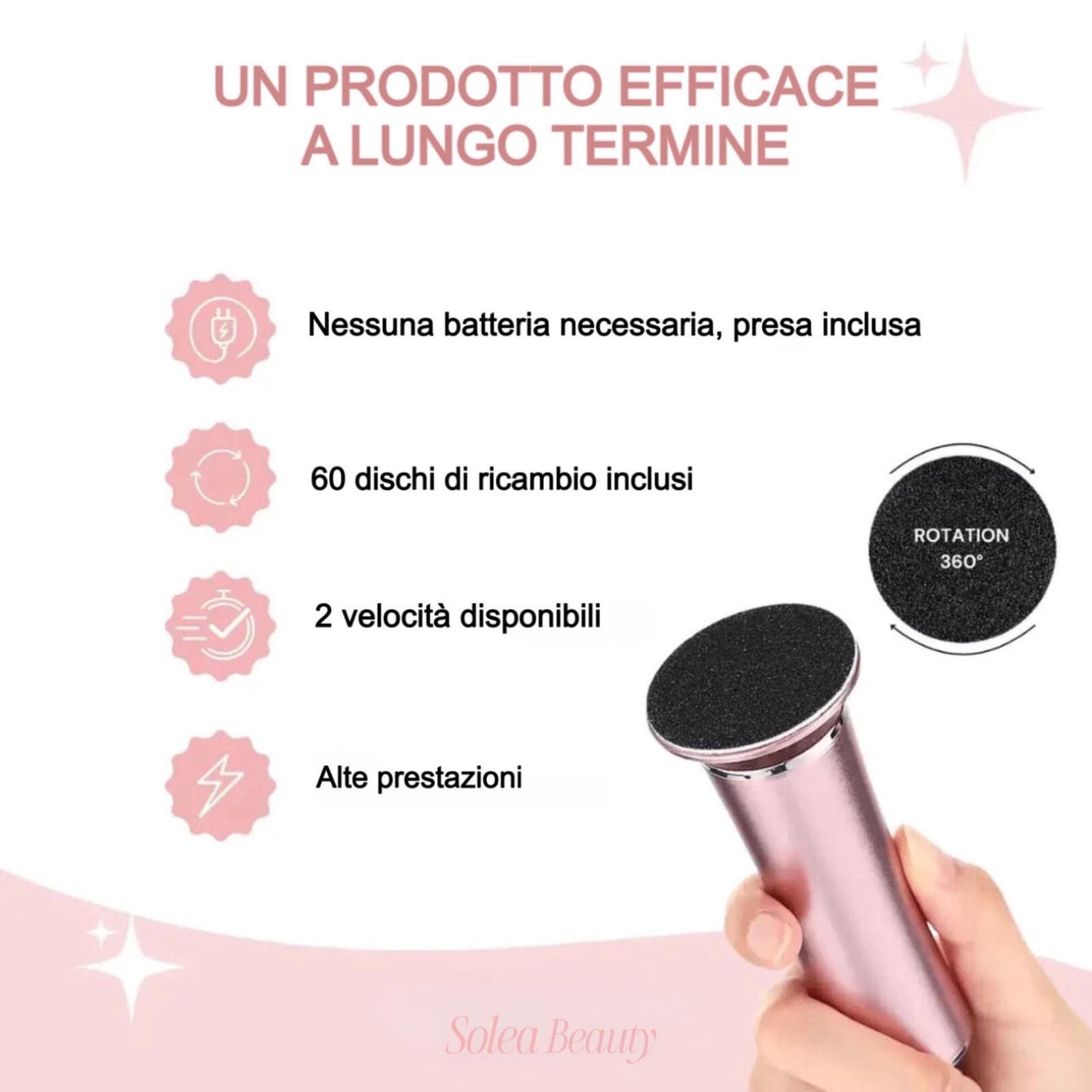 Rimuovi Calli Elettrico