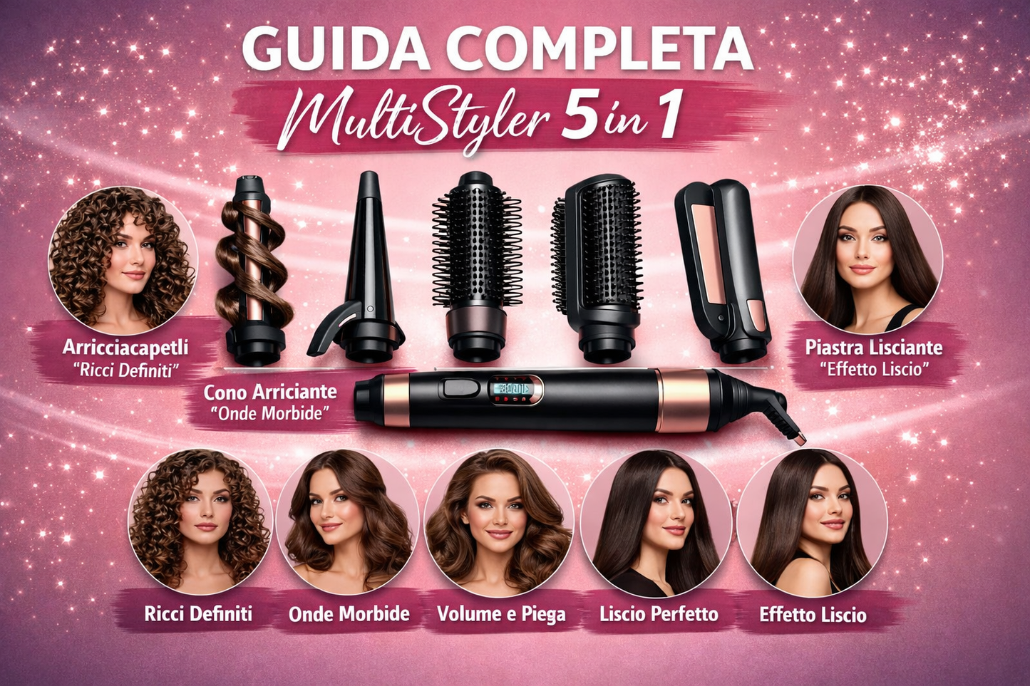Guida completa all’uso della MultiStyler 5 in 1