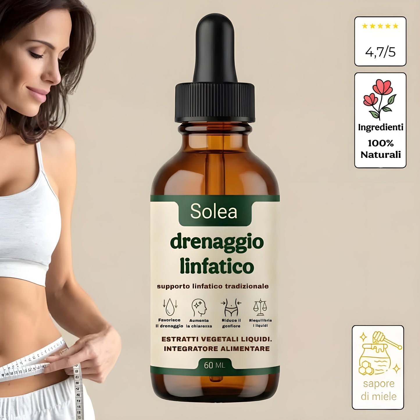 Solea™ - Gocce di Benessere Per il Drenaggio Linfatico