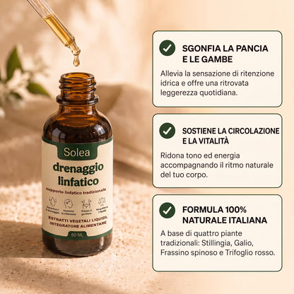 Solea™ - Gocce di Benessere Per il Drenaggio Linfatico